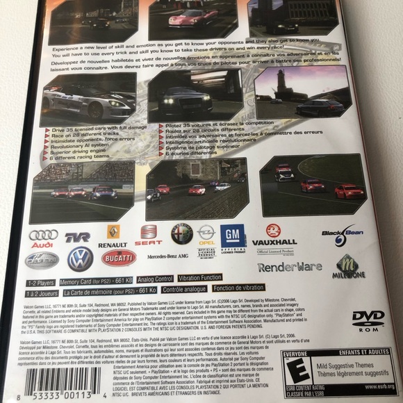 Corvette Evolution GT (Sony PlayStation 2) PS2 Complete Tested - Picture 2 of 5